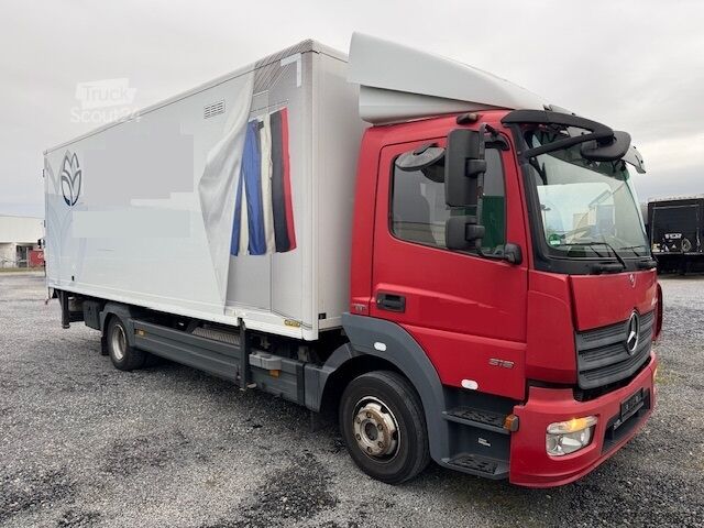 Furgão de caixa Mercedes-Benz Atego 918 L Wechselkoffer 6,6m LBW Klima