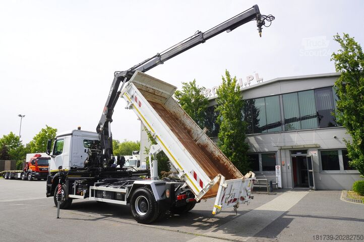 Tripusis savivartis su HDS Mercedes-Benz Arocs 1833 / 87,000 km!!! / Hds HIAB