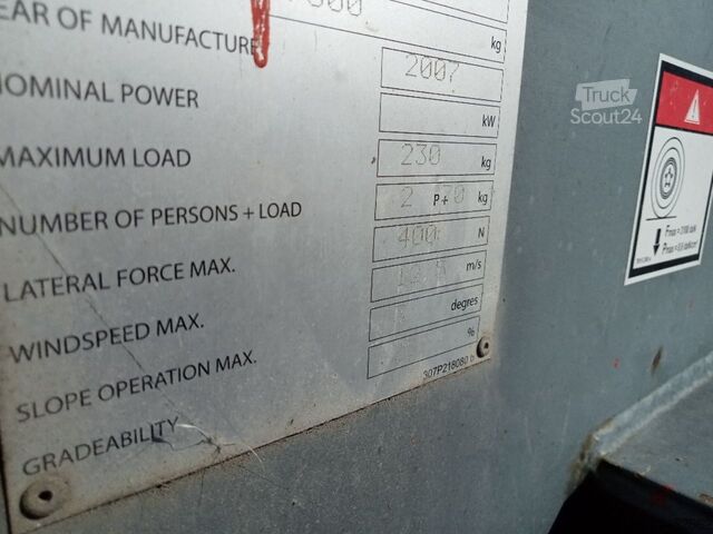 Knikarm werkplatform Haulotte HA15 IP