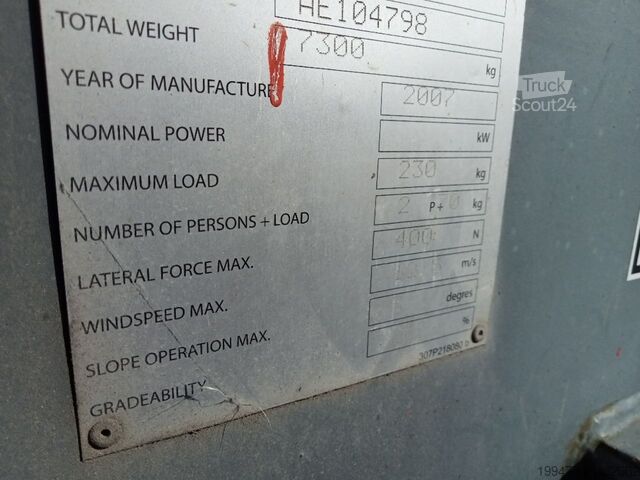 Knikarm werkplatform Haulotte HA15 IP