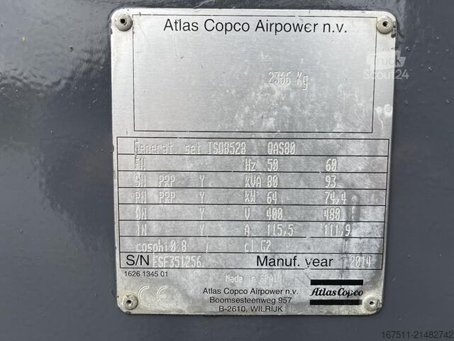Aggregat Atlas Copco QAS 80