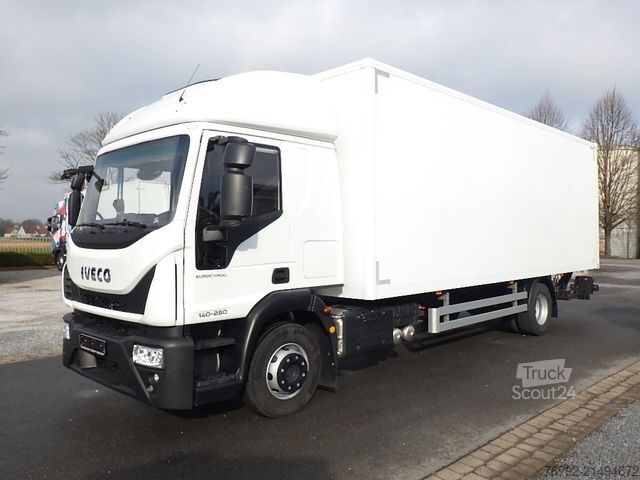 Фургон (грузовой автомобиль) IVECO ML 140 E 28 P L-Fhs./Koffer 7,25m/LBW/AHK/40tkm