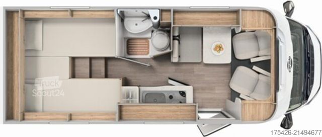 Camper semintegrato CARADO V 337 *pro+ Paket*Fahrradträger*