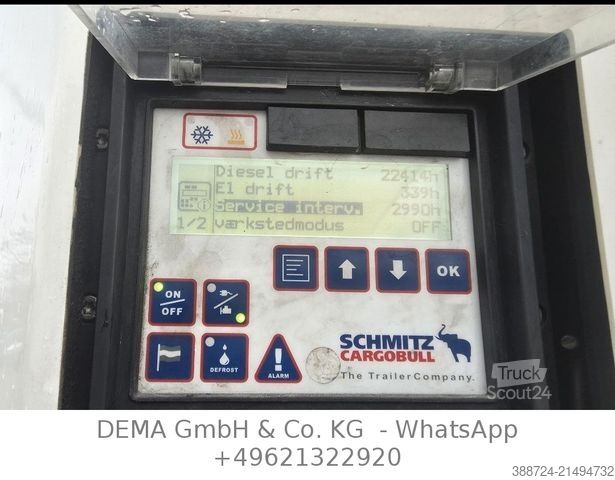 Reefer semitrailer SCHMITZ CARGOBULL SSCBS3B*Rohrbahnen*Palettenkasten*Meet*Fleisch*