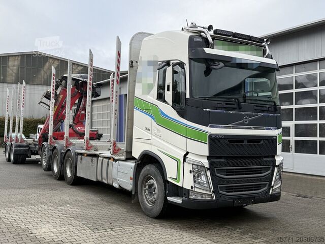 Дървен автомобил Volvo FH500 8x4 EURO6 POJAZD DO DRZEWA Z ŻURAWIEM PEN...