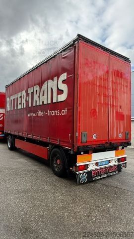 Anhänger mit Pritsche & Plane SCHMITZ CARGOBULL AFG 18 PRITSCHE+PLANE*2009*1HAND*DRUCHLADESYSTEM