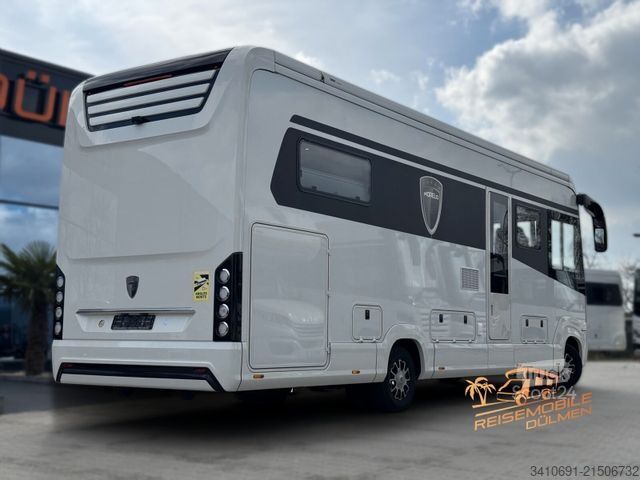 Camper integrado MORELO Palace 90 M Echtglas Wide-Axle Vollluft Gastank