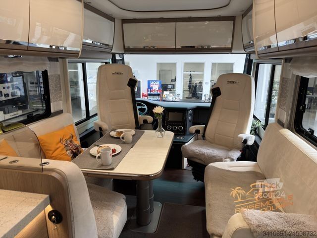 Camper integrado MORELO Palace 90 M Echtglas Wide-Axle Vollluft Gastank