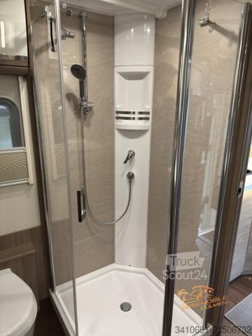 Camper integrado MORELO Palace 90 M Echtglas Wide-Axle Vollluft Gastank