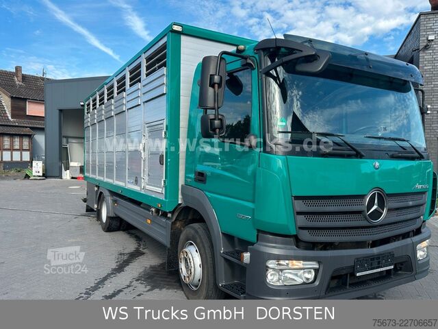 Sığır taşıma kamyonu MERCEDES-BENZ Atego 1327 Menke Einstock