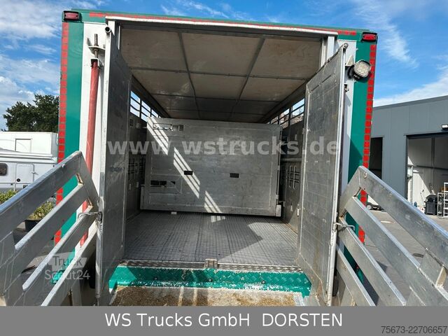 Sığır taşıma kamyonu MERCEDES-BENZ Atego 1327 Menke Einstock