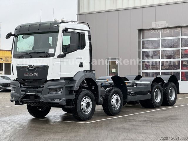 Kravas automašīnas šasija MAN TGS 35.520 Fahrgestell 8x4 / Div. Aufbau möglich