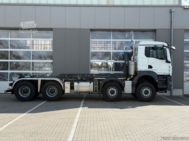 Roll-off-kippi kuorma-auto MAN TGS 35.520 8x4 BL Abrollkipper MEILLER 26.65-TSL