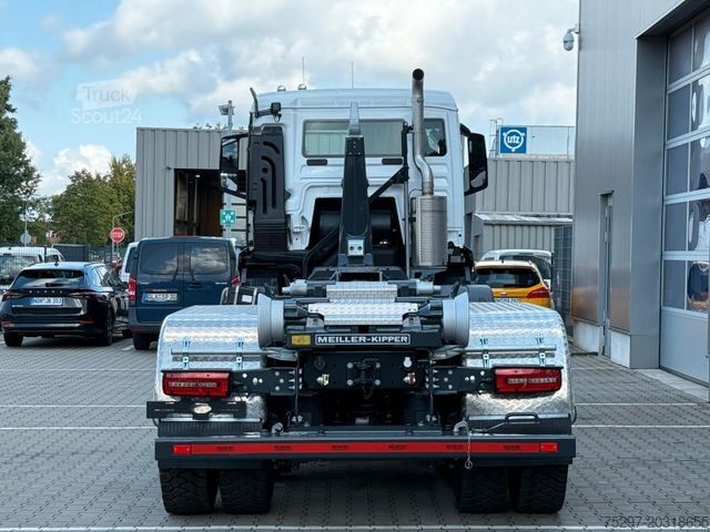 Roll-off-kippi kuorma-auto MAN TGS 35.520 8x4 BL Abrollkipper MEILLER 26.65-TSL