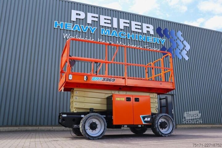Šķēres lifts JLG ERT3369 Unused, Diesel, 12m Working Height, 454kg