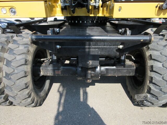 Riteņu ekskavators caterpillar M314F ,Greifer, Schild,Grabenräuml.,Tiefenlöffel