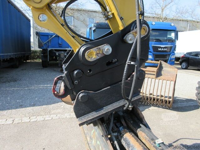 Riteņu ekskavators caterpillar M314F ,Greifer, Schild,Grabenräuml.,Tiefenlöffel