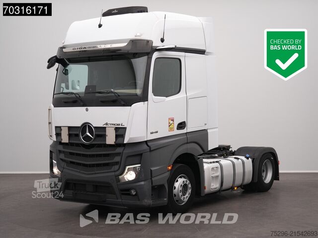 Standard tractor Mercedes Actros L 1845 Actros 4X2 GigaSpace 2xTanks Stan...