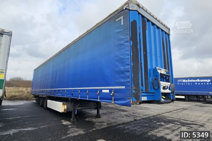 Schuifzeilen Krone SD / Disk brakes / Palletbox / Broken axle!