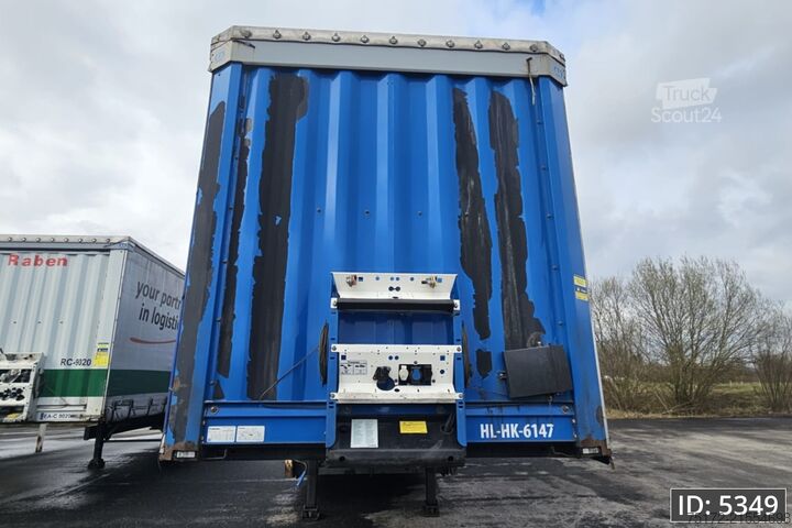 Schuifzeilen Krone SD / Disk brakes / Palletbox / Broken axle!