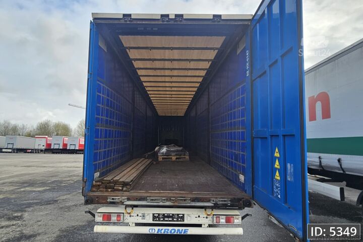 Schuifzeilen Krone SD / Disk brakes / Palletbox / Broken axle!