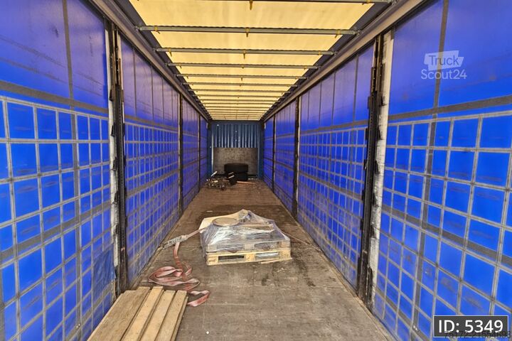 Schuifzeilen Krone SD / Disk brakes / Palletbox / Broken axle!