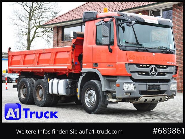 Camion benne MERCEDES-BENZ Actros 2655 ,V8, 6x4 Meiller Klima , EPS
