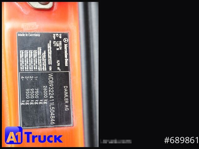 Camion benne MERCEDES-BENZ Actros 2655 ,V8, 6x4 Meiller Klima , EPS