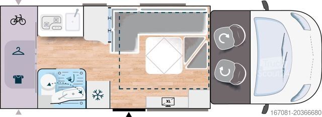 Camping-car semi-intégré CHALLENGER Teilintegriert Etape Edition 240
