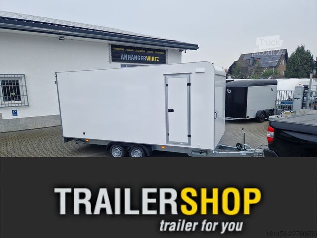Kasti piekabe trailershop Innenraum 500x200x210cm Seitentür direkt