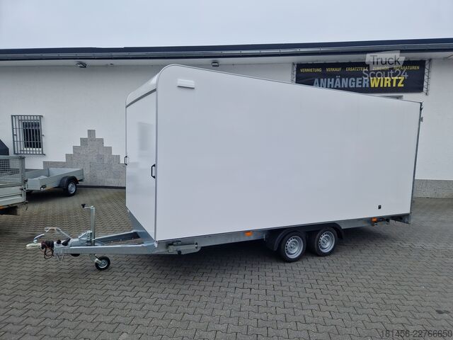 Kasti piekabe trailershop Innenraum 500x200x210cm Seitentür direkt