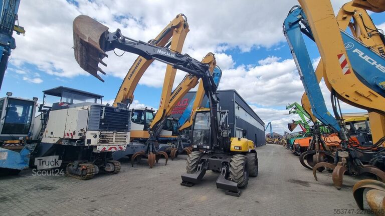 حفارة ذات عجلات Mecalac 12 MTX