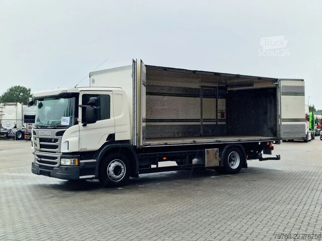 Walizka Scania P250 4x2 - Box with sidedoors - Zepro loadlift ...