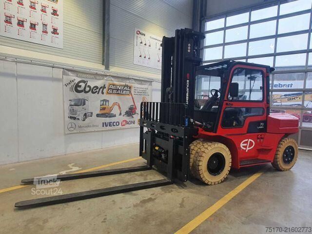 възможен мотокар EP Equipment EFL 702 / 7T / Triplex: 5,40m / ZVG