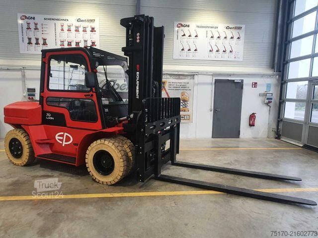 възможен мотокар EP Equipment EFL 702 / 7T / Triplex: 5,40m / ZVG