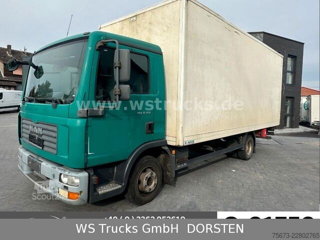 Vrachtwagen met bakwagen MAN TGL 8.150 Koffer Blatt/Blatt