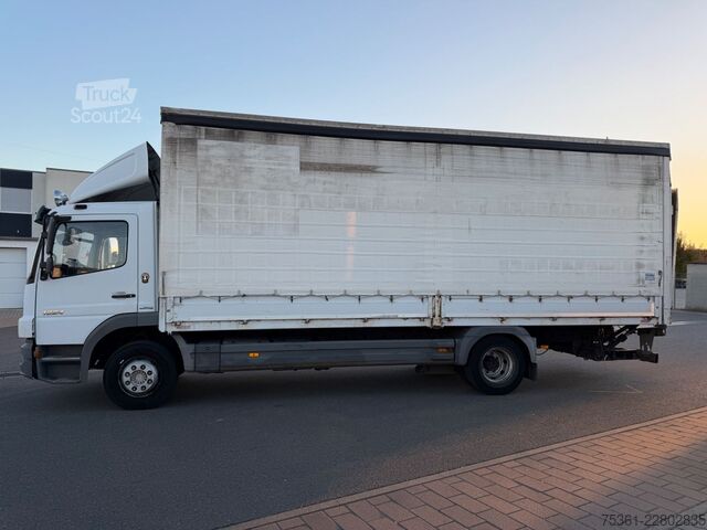 LKW mit Pritsche & Plane MERCEDES-BENZ Atego 1224 Pritsche & Plane mit LBW Schalter AHK