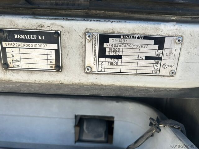 Camión plataforma elevadora Renault 270 DCI