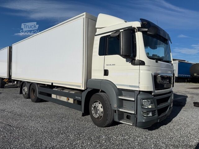 Autocarro con cassone MAN TGS 26.360 Koffe 8,1m incl. Tandem 18to