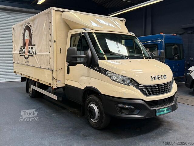 Camion de boissons IVECO Daily 72-210 Getränkeaufbau AUTOM. AC R-CAM AHK