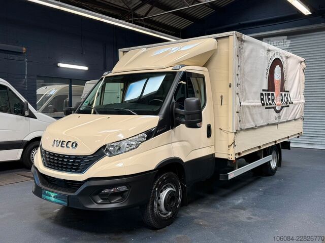 Camion bâché IVECO Daily 72-210 Getränkeaufbau AUTOM. AC R-CAM AHK