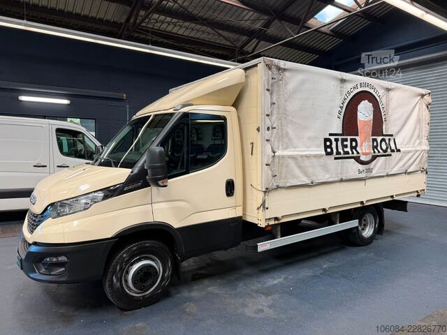 Camion bâché IVECO Daily 72-210 Getränkeaufbau AUTOM. AC R-CAM AHK