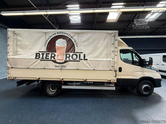 Camion bâché IVECO Daily 72-210 Getränkeaufbau AUTOM. AC R-CAM AHK