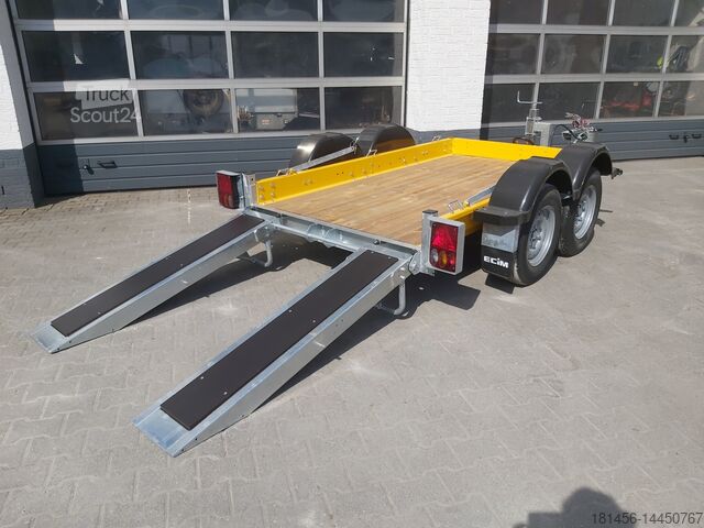 Excavator trailer ANHÄNGERWIRTZ Baggeranhänger höhenverstellbar Deichsel