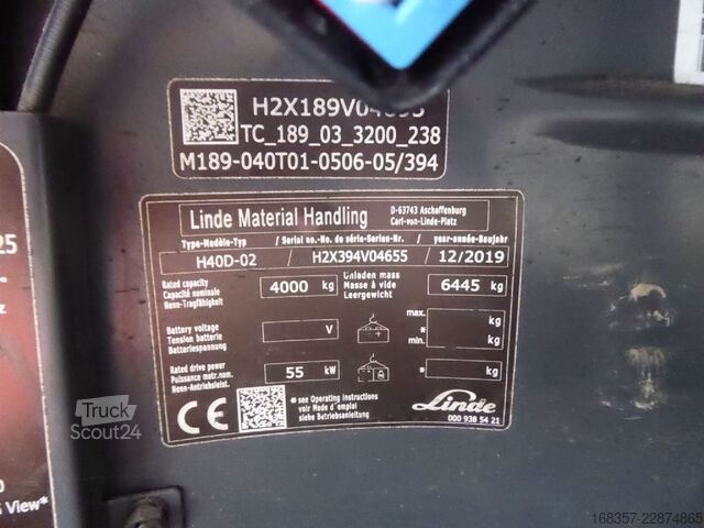 Frontstapler Linde H40D-02