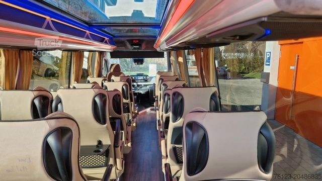 Minibus MERCEDES-BENZ 519 und 517 Glasdach XXL 20 Sitze Stock