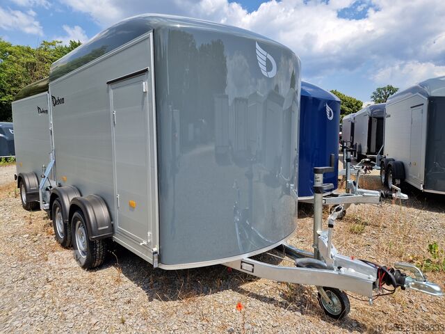 PKW-Anhänger Cheval Liberté Roadster C 500 Alukoffer 167cm breit Heckrampe Seitentür Farbe irongrey verfügbar