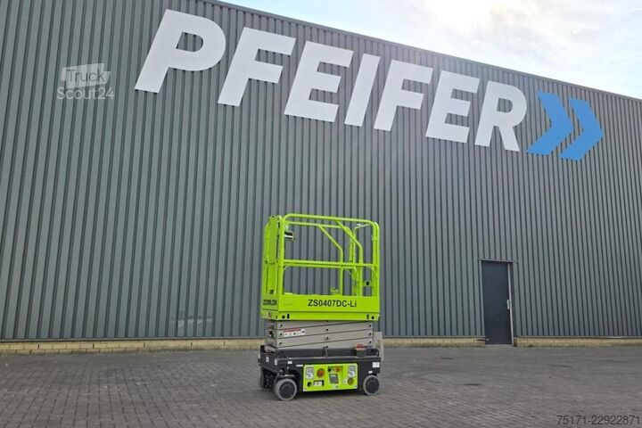 Scherenhebebühne Zoomlion ZS0407DC-LI Unused, Valid Inspection, 6.50m Workin