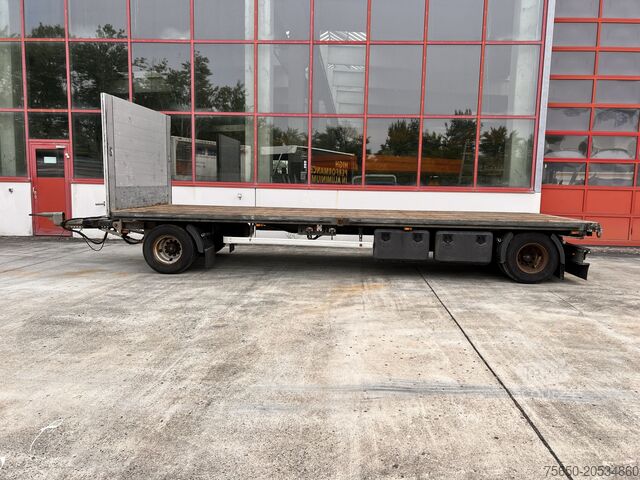 Low loader trailer Ackermann PA-F 18/7.4E 2 Achs Jumboanhänger Mega