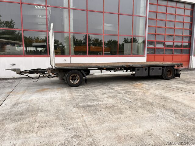 Low loader trailer Ackermann PA-F 18/7.4E 2 Achs Jumboanhänger Mega